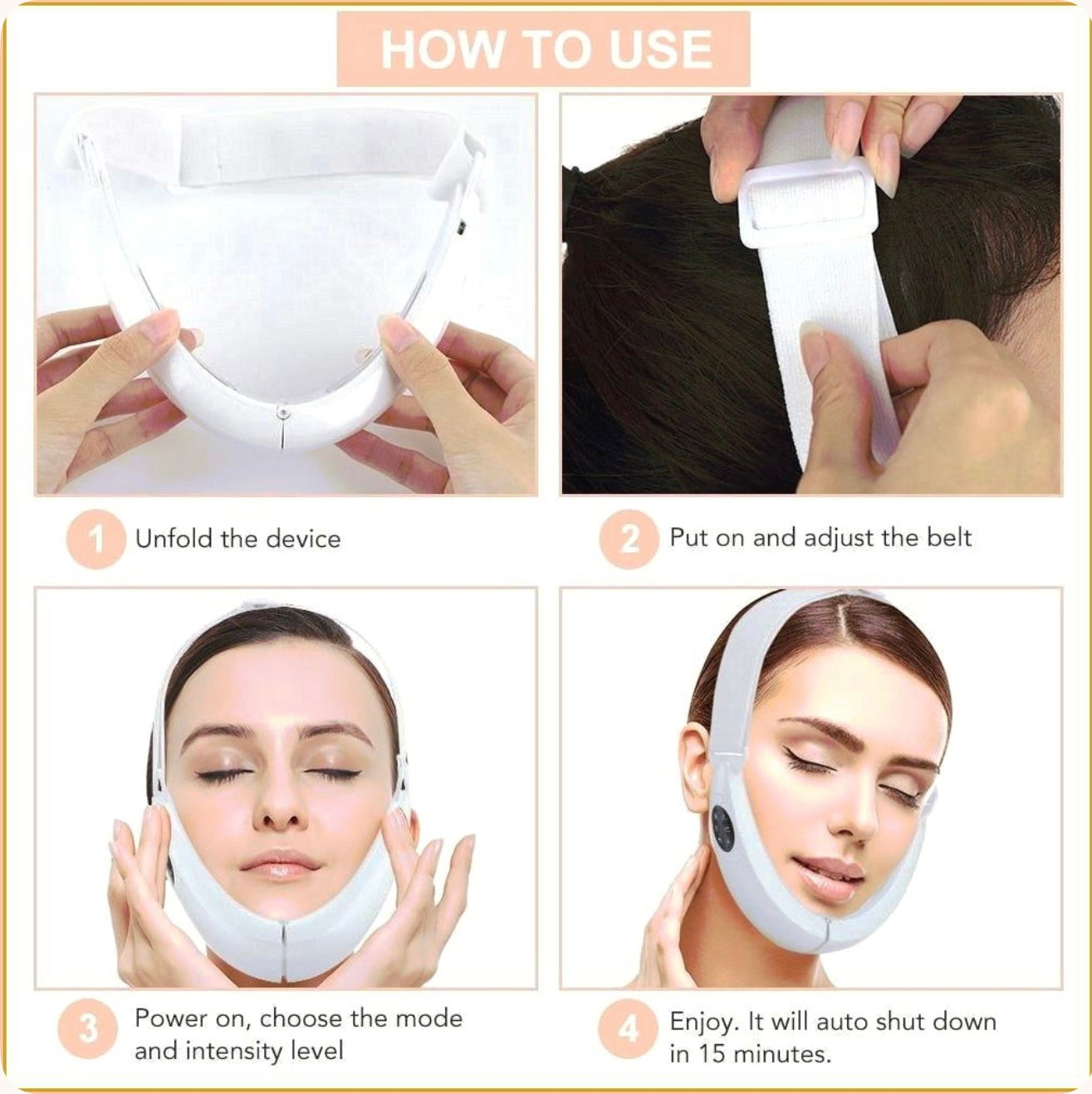 Teckwe V-Shape Facial Massager