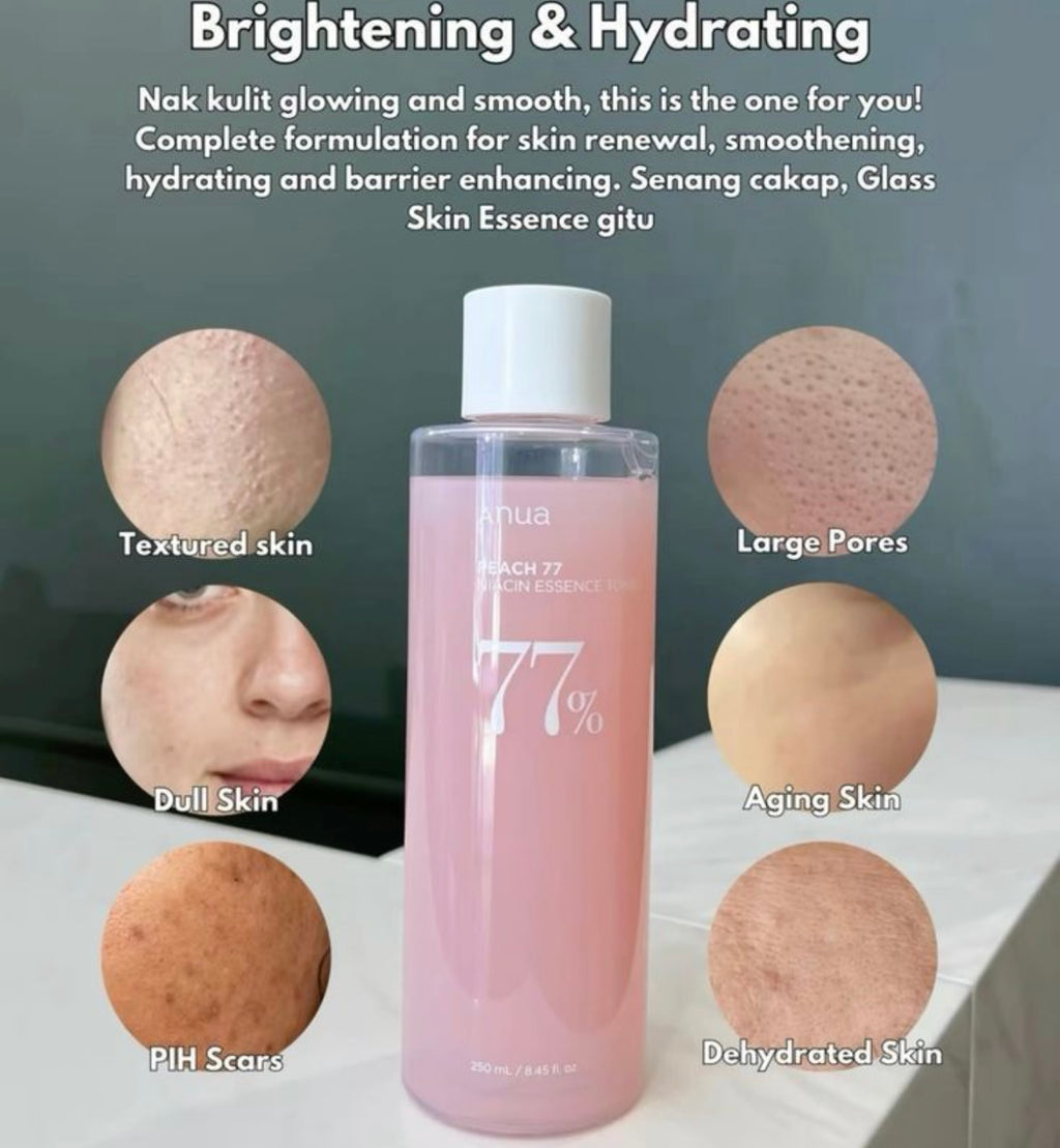 Peach 77 Naicin Essence Toner