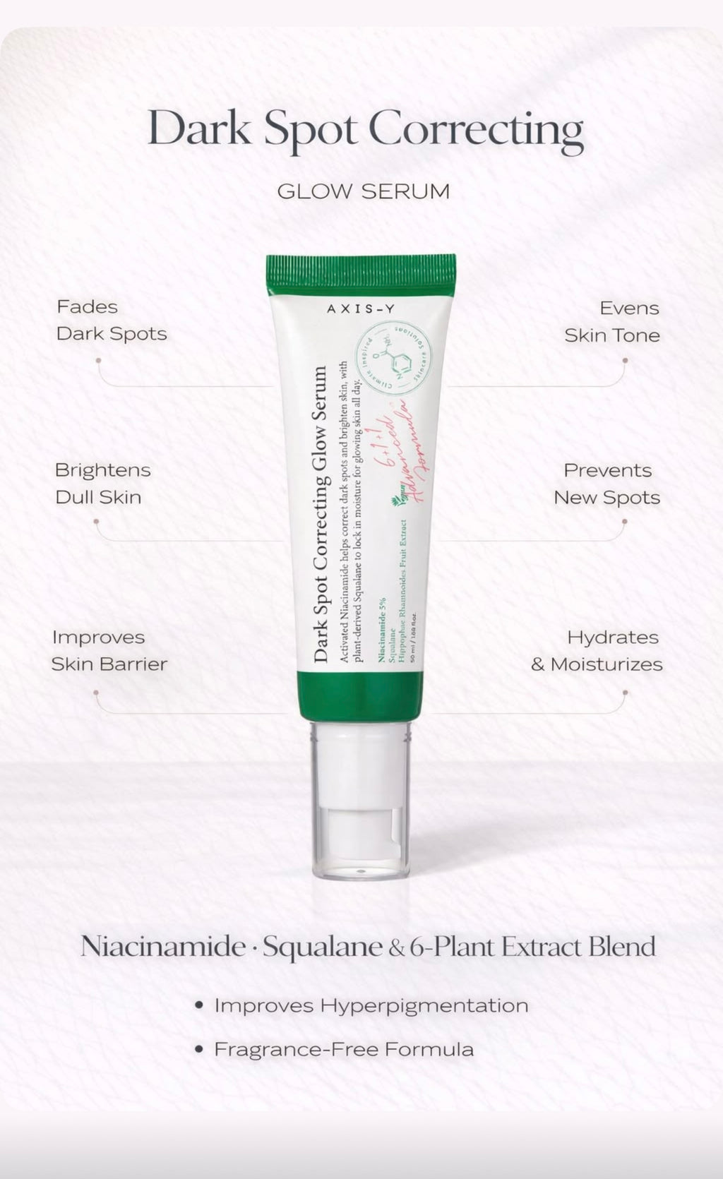 AXIS-Y dark correcting spots viral glow serum